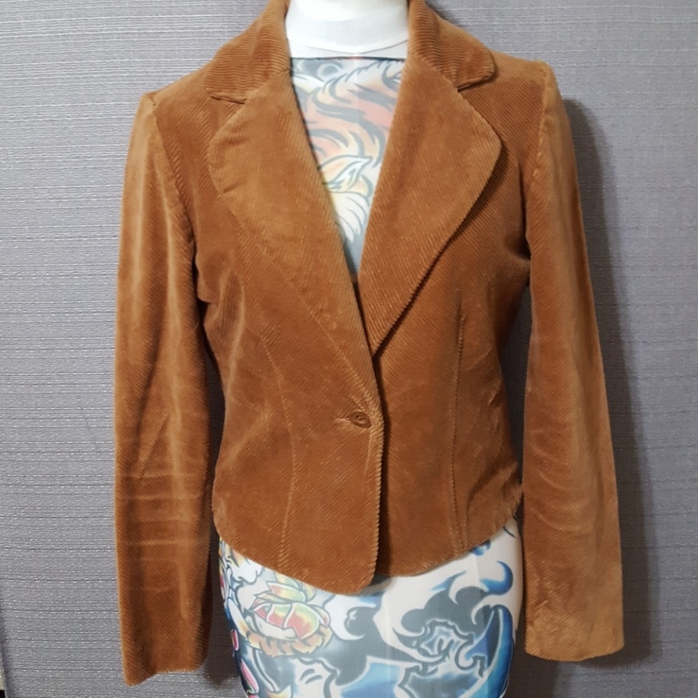 5/$25! Camel corduroy blazer
